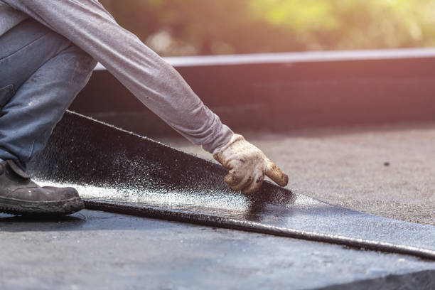 Professional Exterior Waterproofing technician working in Genesee, MI